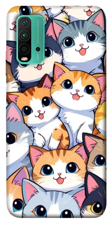 Чохол на Xiaomi Redmi Note 9 4G / Redmi 9 Power Cute Cat v2 фото 1 з 1