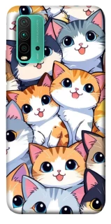 Чехол на Xiaomi Redmi Note 9 4G / Redmi 9 Power Cute Cat v2 фото 1 из 1