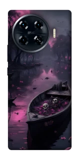 Чехол на TECNO Spark 20 Pro+ Boat and flamingo фото 1 из 1