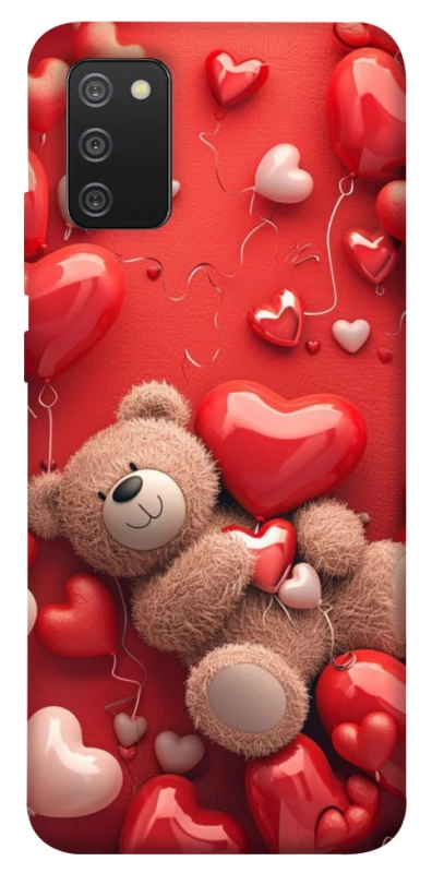 Чохол на Samsung Galaxy A02s bear in hearts фото 1 з 1