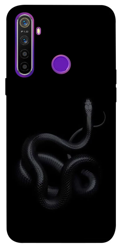 Чохол на Realme 5 Black snake фото 1 з 1