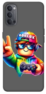 Чехол на Oppo Reno 4 Roblox Gamer Peace фото 1 из 1