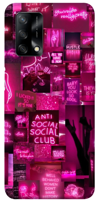 Чехол на Oppo A74 4G Hot collage ver.7 фото 1 из 1