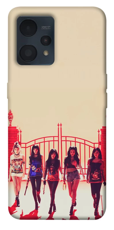 Чехол на Realme 9 4G / 9 Pro+ RED VELVET v4 фото 1 из 1