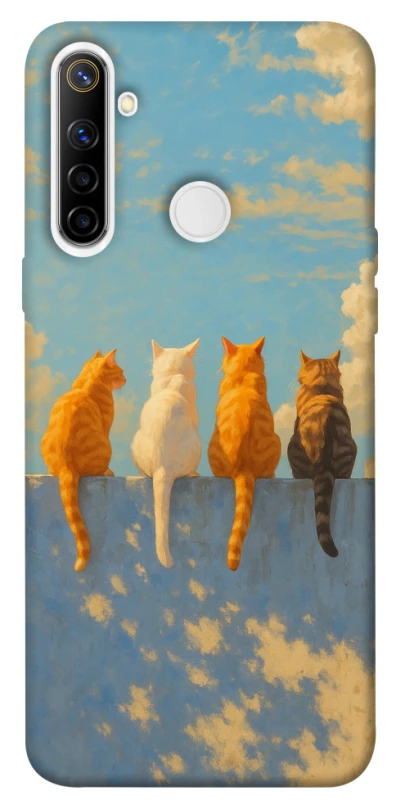 Чохол на Realme 6i cats on wall фото 1 з 1
