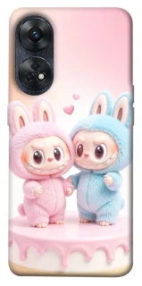 Чехол на Oppo Reno 8T 4G Labubu Twins фото 1 из 1
