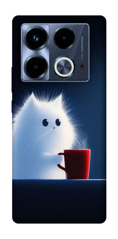 Чохол на Infinix Note 40 4G Чохол кіт з кавою фото 1 з 1