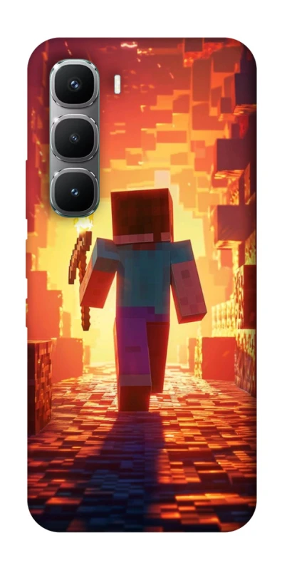 Чохол на Infinix Hot 60 Pro Minecraft adventure фото 1 з 1