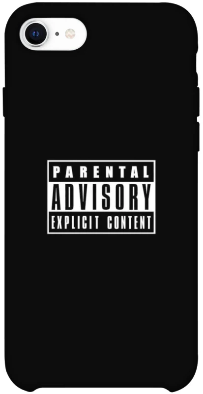 Чохол на Apple iPhone SE (2020) Parental Advisory Label фото 1 Чохол на Apple iPhone SE (2020) Parental Advisory Label фото 1 з 1