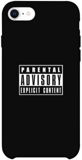 Чохол на Apple iPhone SE (2020) Parental Advisory Label фото 1 Чохол на Apple iPhone SE (2020) Parental Advisory Label фото 1 з 1