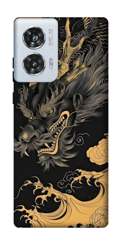 Чохол на Motorola Edge 50 Fusion gold dragon фото 1 з 1