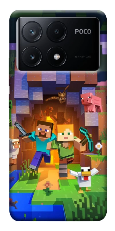 Чехол на Xiaomi Poco X6 Minecraft game фото 1 из 1