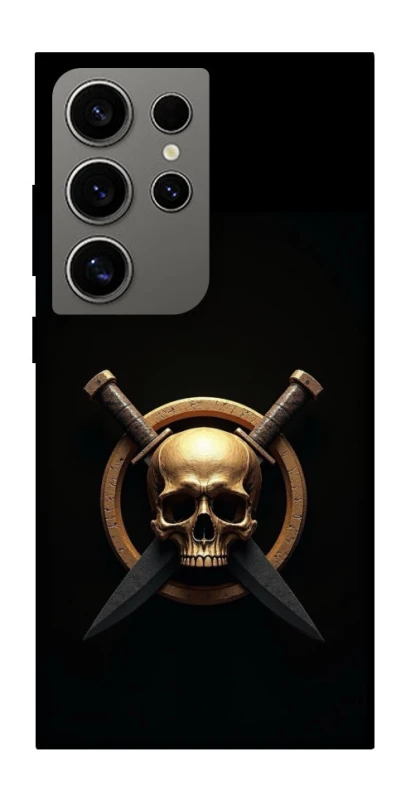 Чохол на Samsung Galaxy S24 Ultra Golden Skull фото 1 з 1