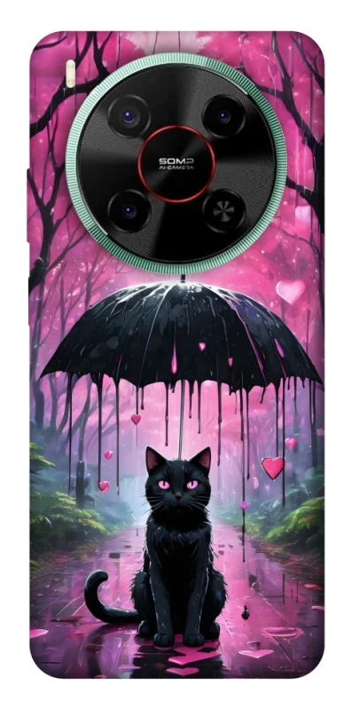 Чехол на ZTE Nubia V70 Max Black cat фото 1 из 1