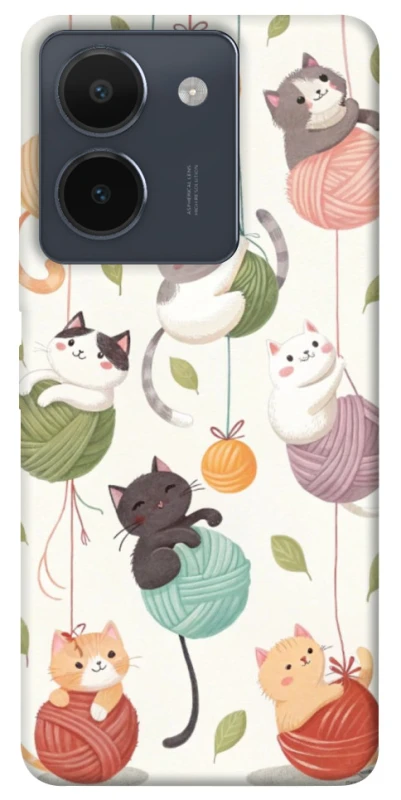 Чохол на Vivo Y36 Funny Kittens фото 1 з 1