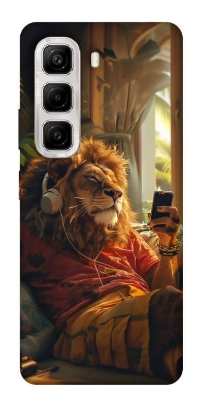 Чехол на Infinix Hot 50 4G Лев v2 фото 1 из 1