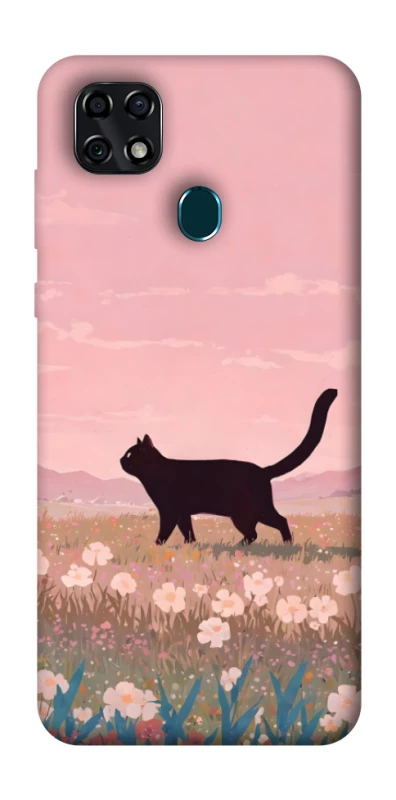 Чохол на ZTE Blade 20 Smart cat on a field фото 1 з 1