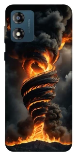 Чехол на Motorola Moto E13 Огненный торнадо фото 1 из 1