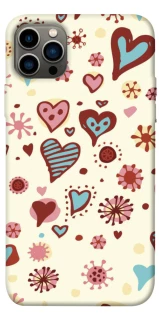 Чехол на Apple iPhone 12 Pro (6.1") Pretty hearts фото 1 из 1