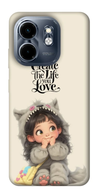 Чохол на Infinix Smart 9 4G / Hot 50i Create the life you love фото 1 з 1