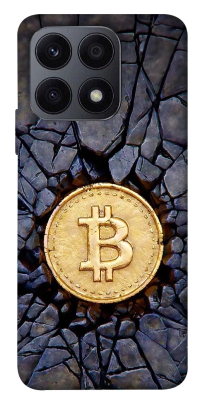 Чохол на Huawei Honor X8a Bitcoin cracks фото 1 з 1