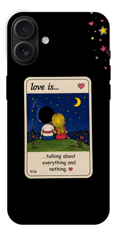 Чехол на Apple iPhone 16 Plus Love is ver.6 фото 1 из 1