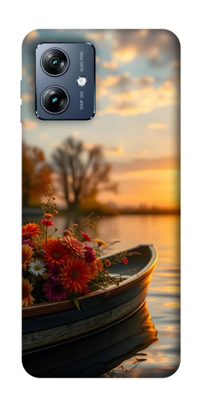 Чехол на Motorola Moto G54 Power Flowers v18 фото 1 из 1