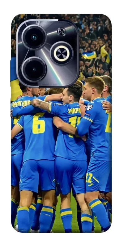 Чехол на Infinix Hot 40i Сборная Украины v3 фото 1 из 1