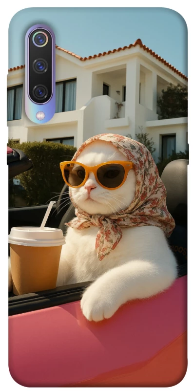 Чохол на Xiaomi Mi 9 Stylish Cat Cruise фото 1 з 1