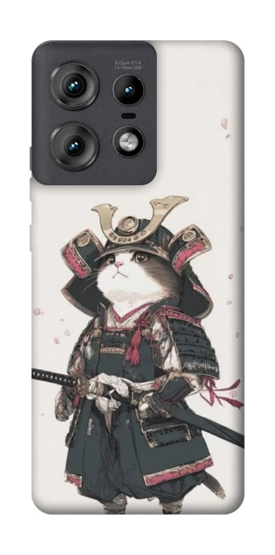 Чохол на Motorola Edge 50 Pro Samurai Cat Warrior фото 1 з 1