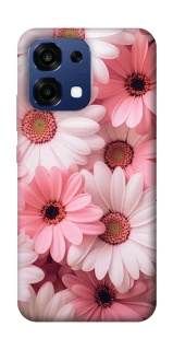 Чехол на Oppo A6 Pro 4G/5G Розовые цветы v2 фото 1 из 2