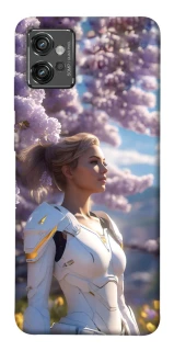 Чехол на Motorola Moto G32 Cyber space girl ver.1 фото 1 из 1