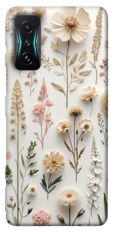 Чехол на Xiaomi Redmi K50 Gaming Floral design ver.1 фото 1 из 1