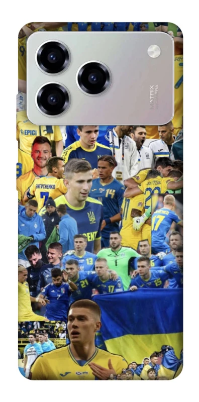 Чехол на ZTE Blade A76 UA-Football ver.6 фото 1 из 1