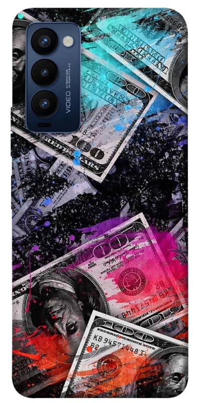 Чехол на TECNO Camon 18 Neo dollar v3 фото 1 из 1
