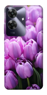 Чехол на Realme Note 60 Фиолетовые тюльпаны фото 1 из 1