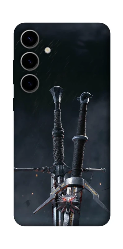Чехол на Samsung Galaxy S25 FE Мечи Ведьмака фото 1 Чехол на Samsung Galaxy S25 FE Мечи Ведьмака фото 1 из 1