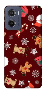 Чехол на Motorola Moto E15 Новогодний v6 фото 1 из 1