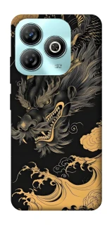 Чохол на ZTE Blade A75 4G gold dragon фото 1 з 1