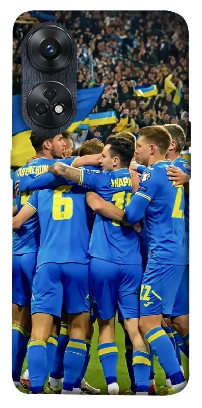 Чехол на Oppo Reno 8T 4G Сборная Украины v3 фото 1 из 1