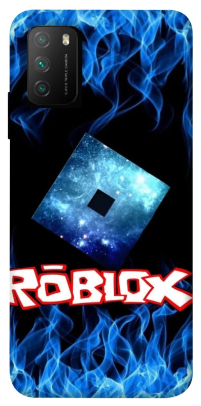 Чехол на Xiaomi Poco M3 Roblox Galaxy Flame Logo фото 1 из 1