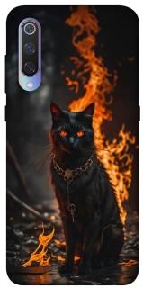 Чохол на Xiaomi Mi 9 Вогняний кіт фото 1 з 1