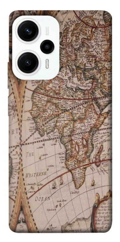 Чехол на Xiaomi Poco F5 / Note 12 Turbo Карта путешествий фото 1 из 1