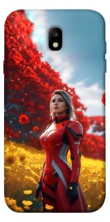Чехол на Samsung J730 Galaxy J7 (2017) Cyber space girl ver.5 фото 1 из 1