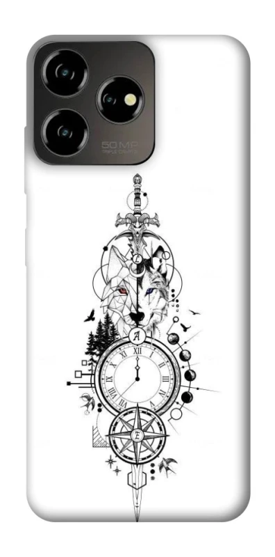 Чехол на ZTE Blade V50 Design 4G Tattoo ver.8 фото 1 из 1