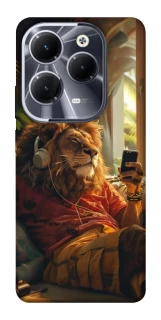 Чехол на Infinix Hot 40 Pro Лев v2 фото 1 из 1
