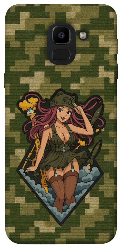 Чохол на Samsung J600F Galaxy J6 (2018) Military Waifu фото 1 з 1