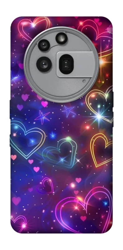 Чехол на Nothing Phone (3a) Pro Drawn hearts фото 1 из 1