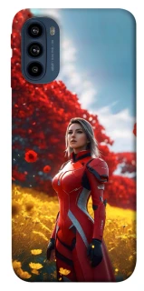 Чехол на Motorola Moto G41 Cyber space girl ver.5 фото 1 из 1