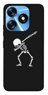 Чехол на TECNO Spark 10 Halloween skeleton фото 1 из 1